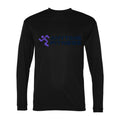 Men's Anytime Fitness Polyester Long Sleeve T-Shirt - Black