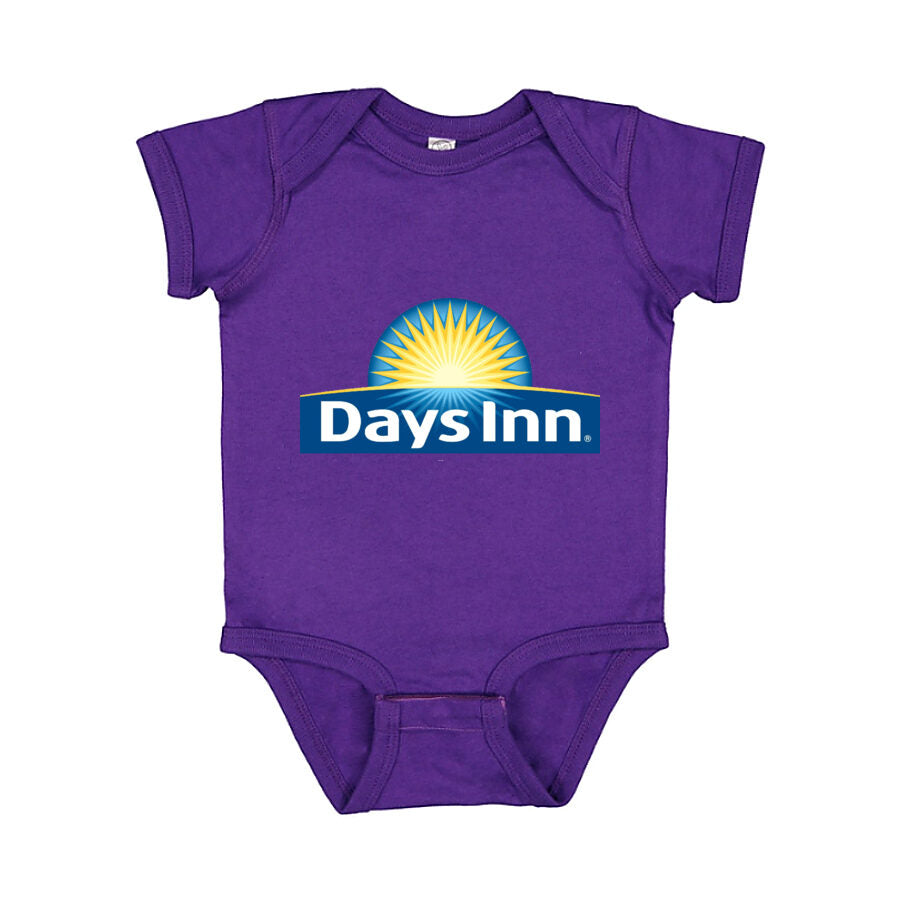 Days Inn Baby Romper Onesie - Purple