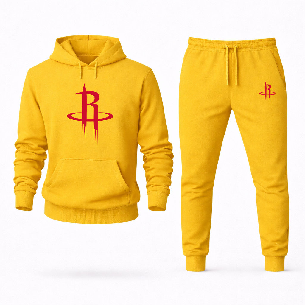 Houston Rockets Hoodie and Joggers Set - Yellow