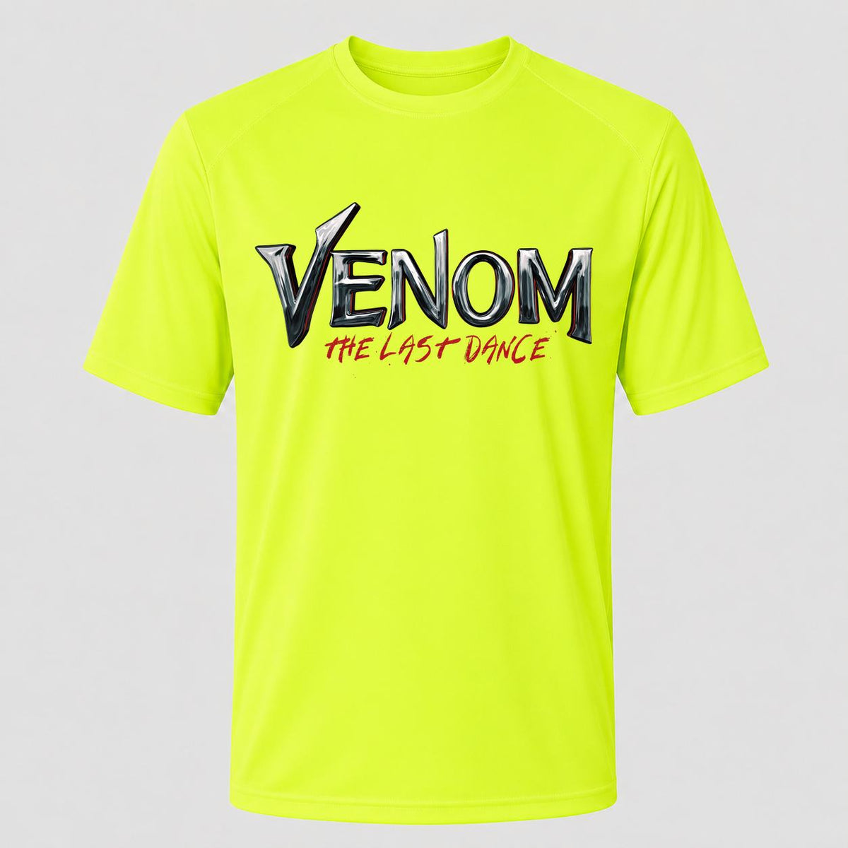 Men's Venom: The Last Dance Performance T-Shirt - Safety Green