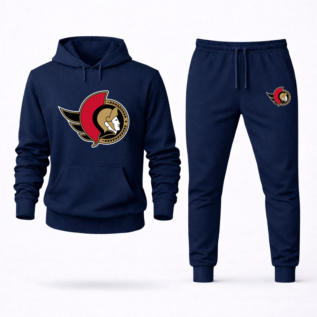 Ottawa Senators Hoodie and Joggers Set - Navy