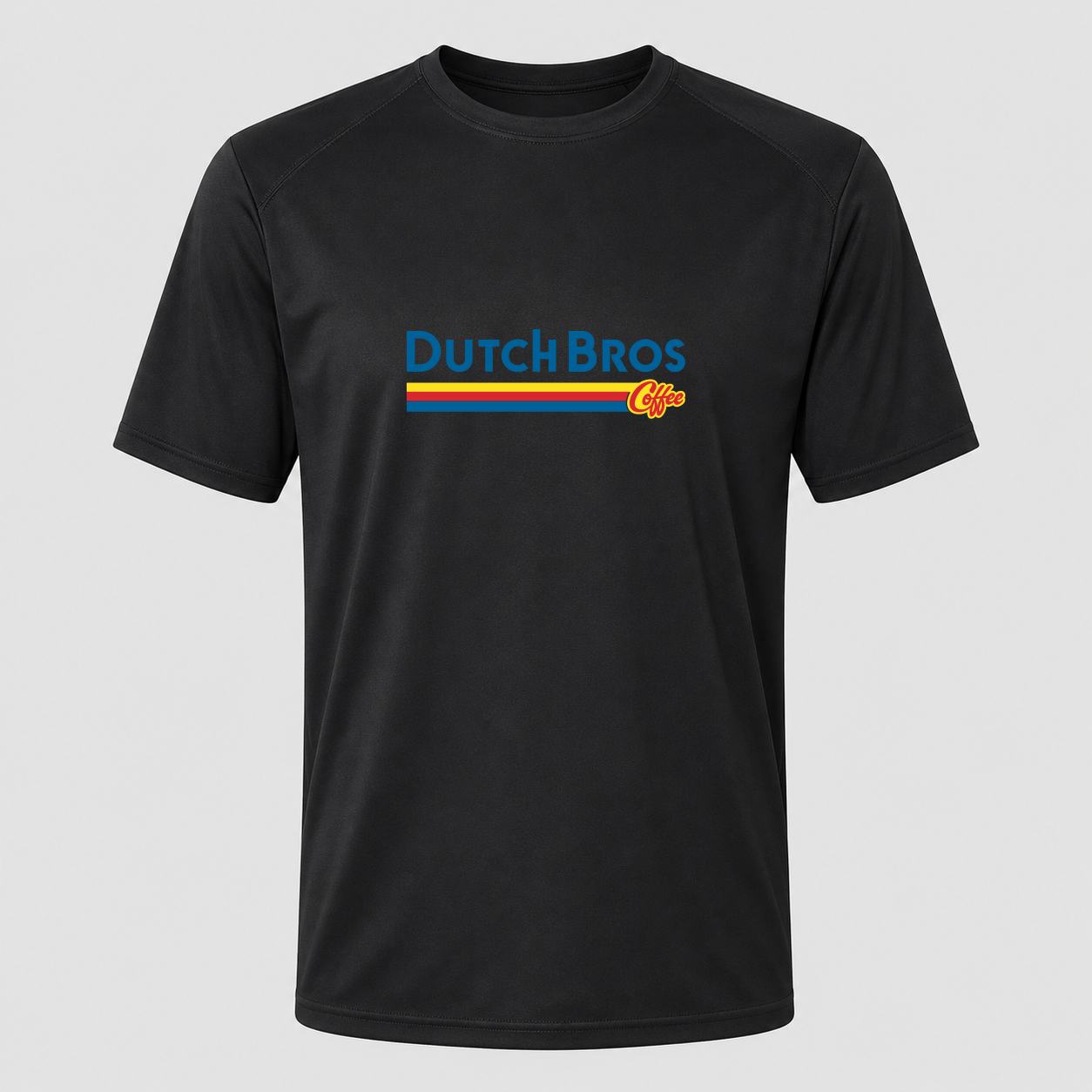 Men's Dutch Bros Coffee Performance T-Shirt - Black