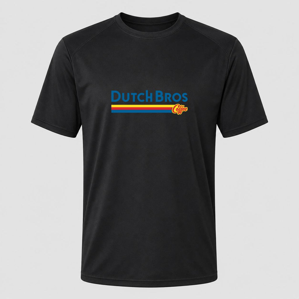 Men's Dutch Bros Coffee Performance T-Shirt - Black