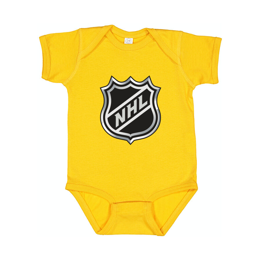 NHL Shield Baby Romper Onesie - Yellow