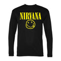 Men's Nirvana Polyester Long Sleeve T-Shirt - Black