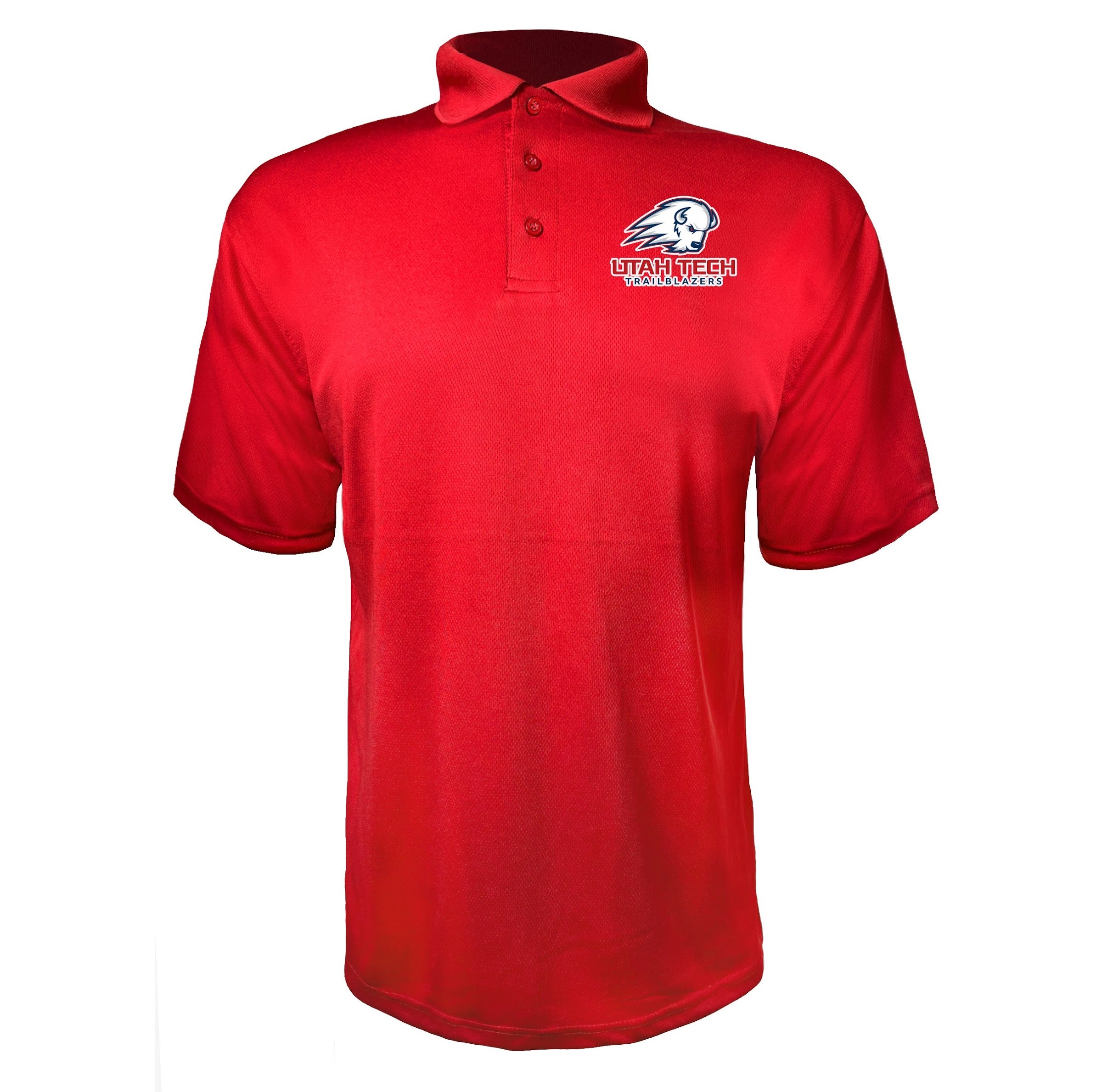 Utah Tech Trailblazers Red polyester polo