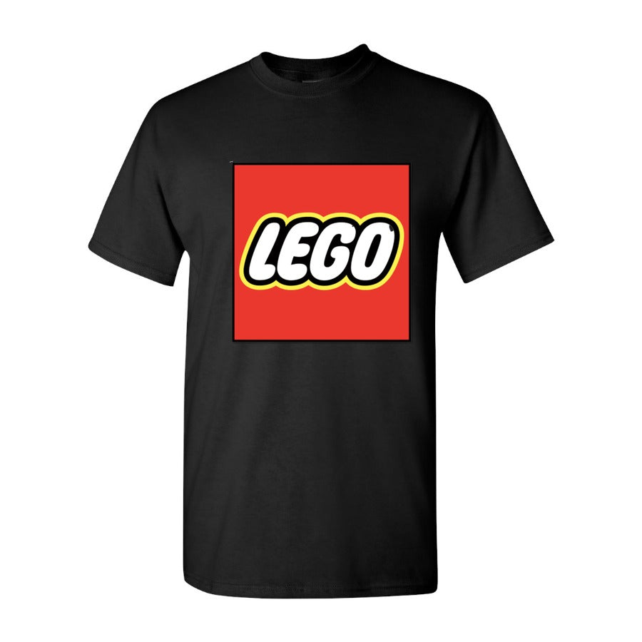 Men's LEGO Logo Cotton T-Shirt - Black