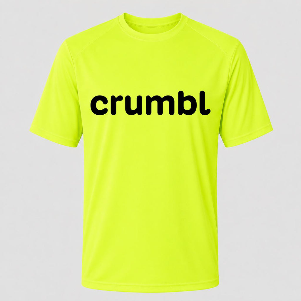 Men's Crumbl Cookies Performance T-Shirt - Safety Green