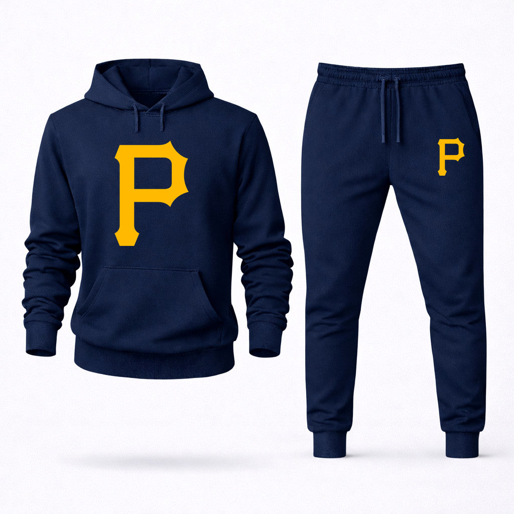 Pittsburgh Pirates Hoodie and Joggers Set - Navy
