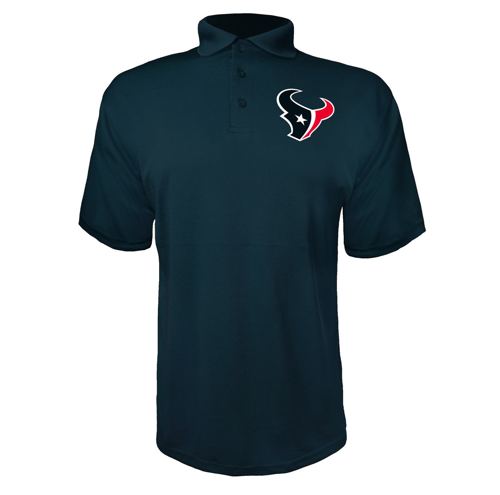 Houston Texans Navy polyester polo