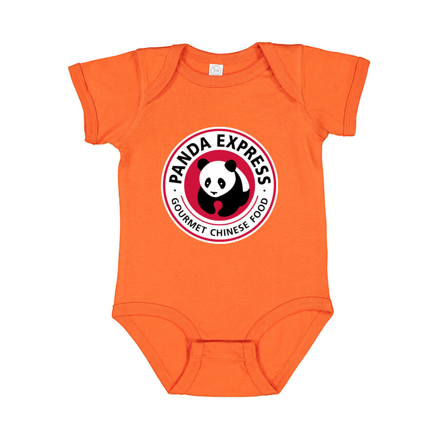 Panda Express Baby Romper Onesie - Orange