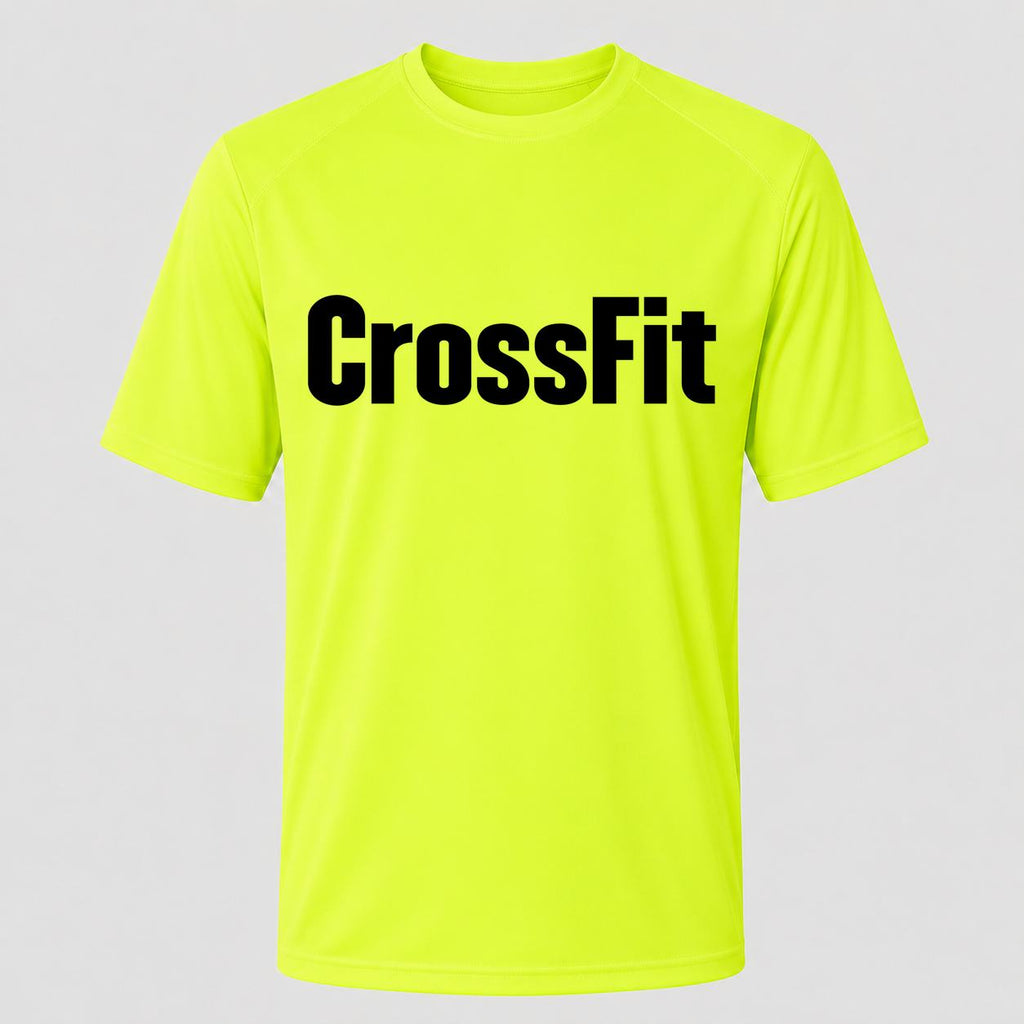 Men's CrossFit Performance T-Shirt - Safety Green