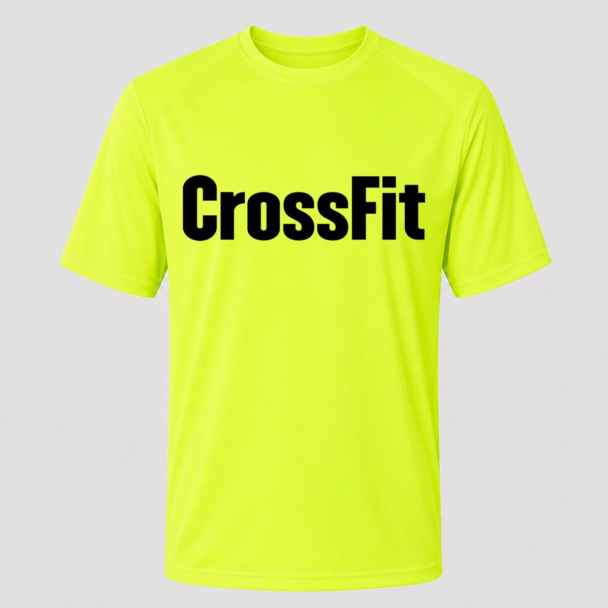Men's CrossFit Performance T-Shirt - Safety Green