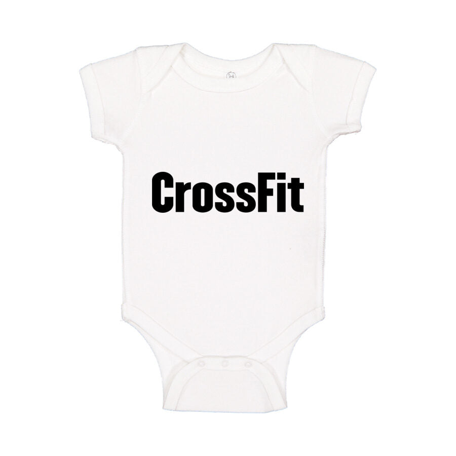 CrossFit Baby Romper Onesie - White