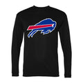 Men's Buffalo Bills Polyester Long Sleeve T-Shirt - Black