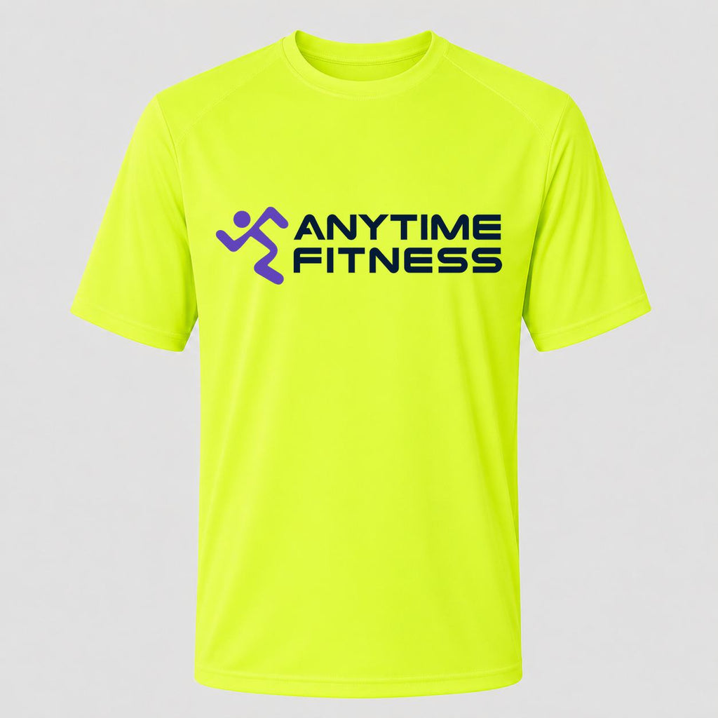 Men's Anytime Fitness Performance T-Shirt - Safety Green