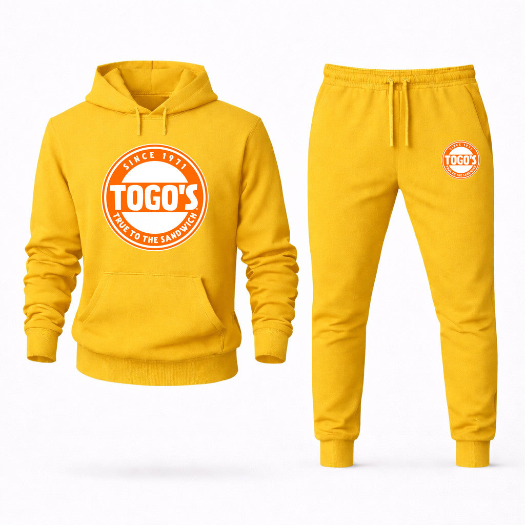 Togo's Hoodie and Joggers Set - Yellow