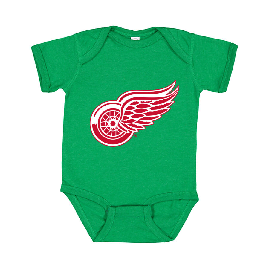 Detroit Red Wings Baby Romper Onesie - Green