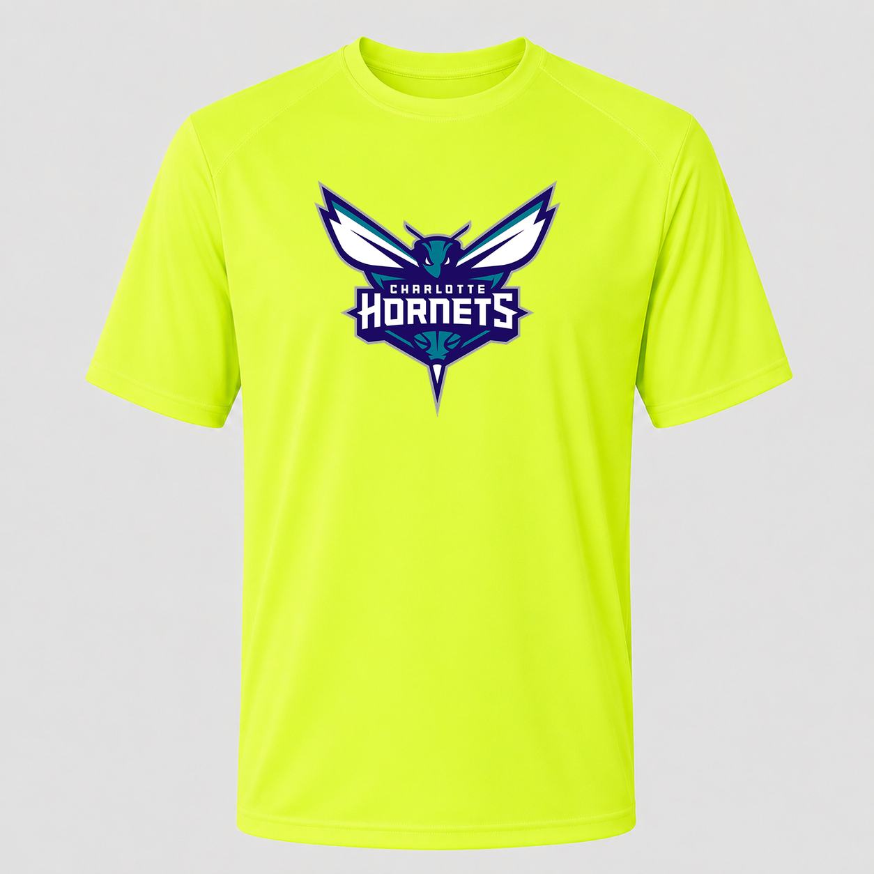 Men's Charlotte Hornets Performance T-Shirt - Safety Green