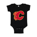 Calgary Flames Baby Romper Onesie - Black