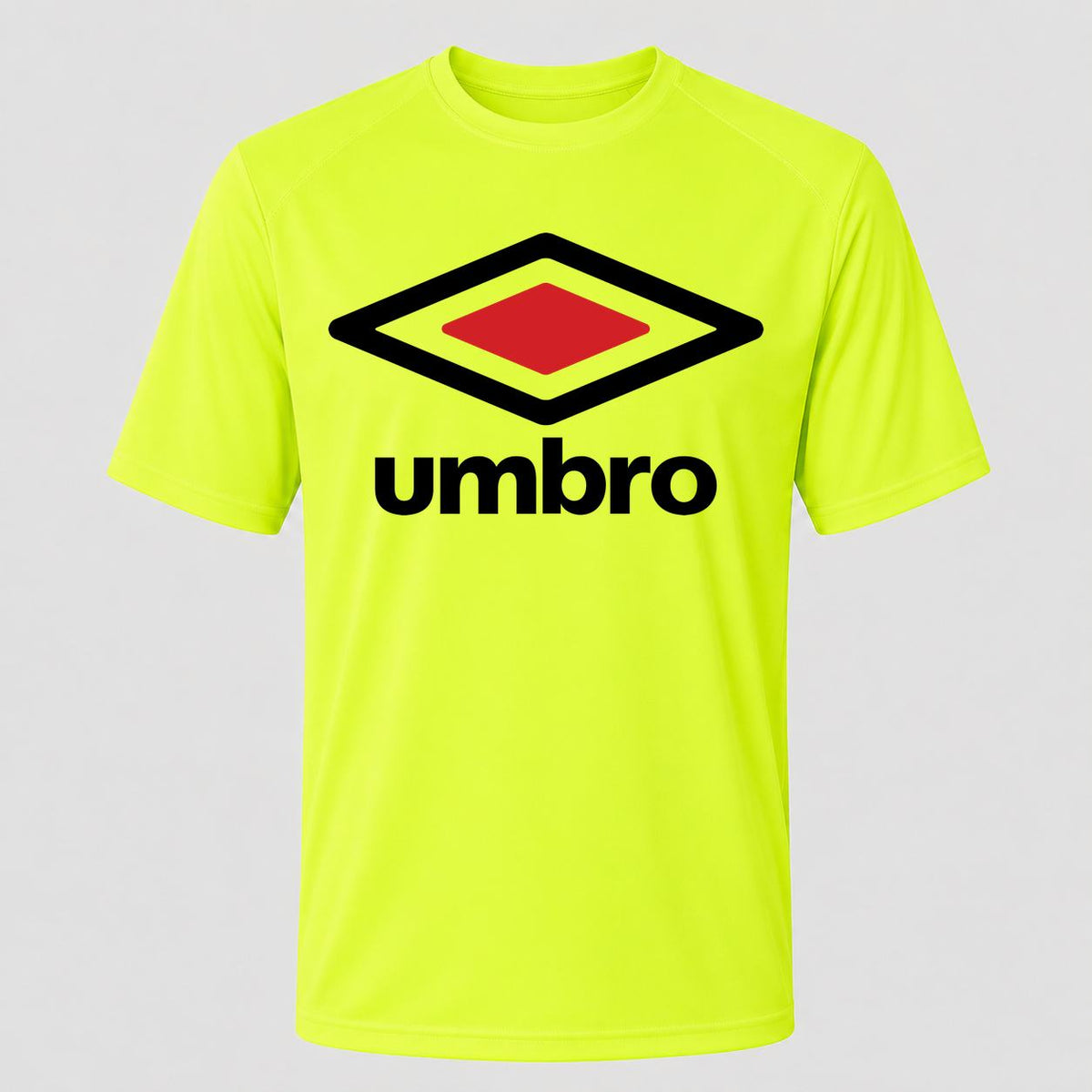 Men's Umbro Performance T-Shirt - Safety Green