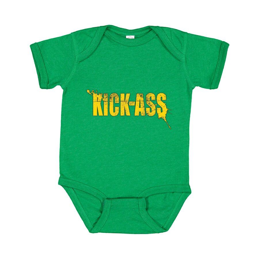 Kick-Ass Baby Romper Onesie - Green