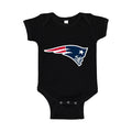New England Patriots Baby Romper Onesie - Black