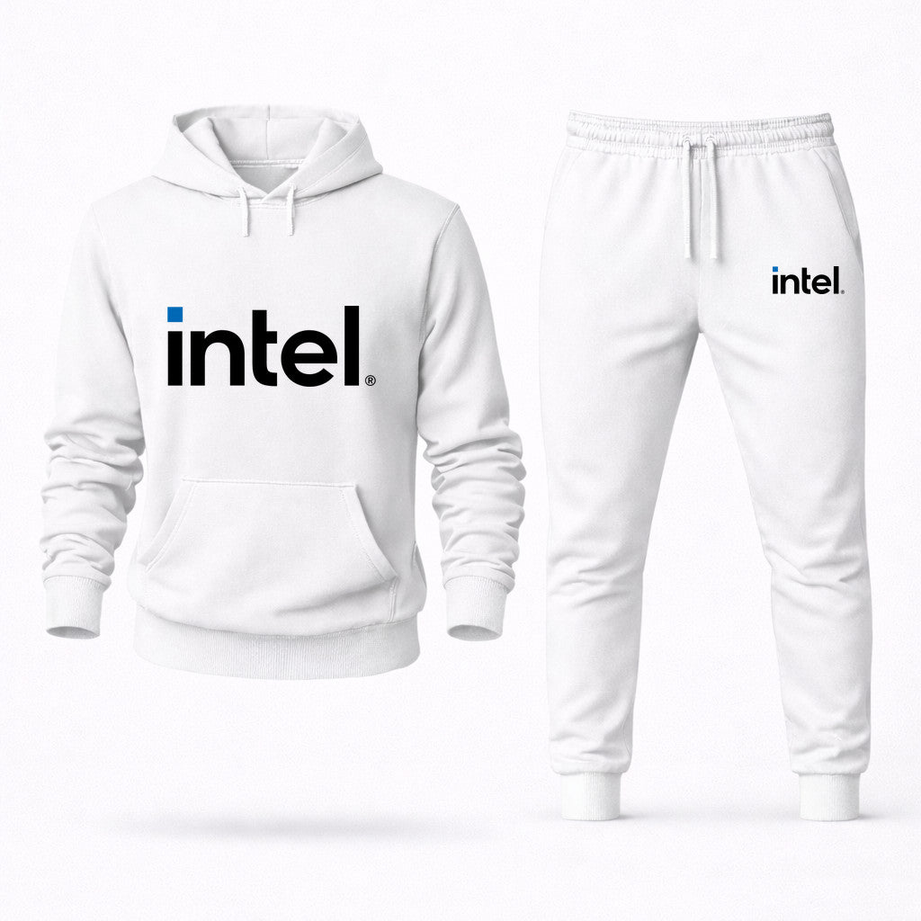 Intel Hoodie and Joggers Set - White