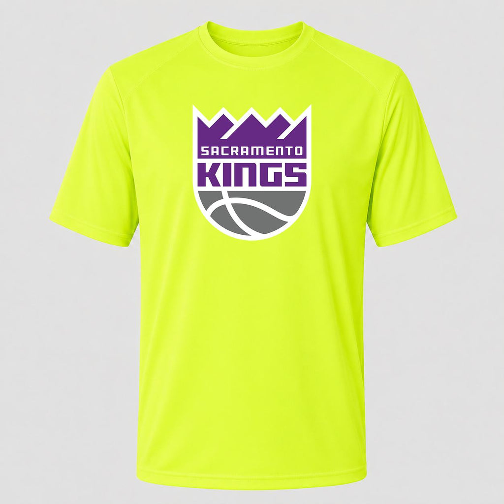 Men's Sacramento Kings Performance T-Shirt - Safety Green