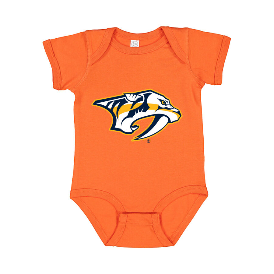 Nashville Predators Baby Romper Onesie - Orange