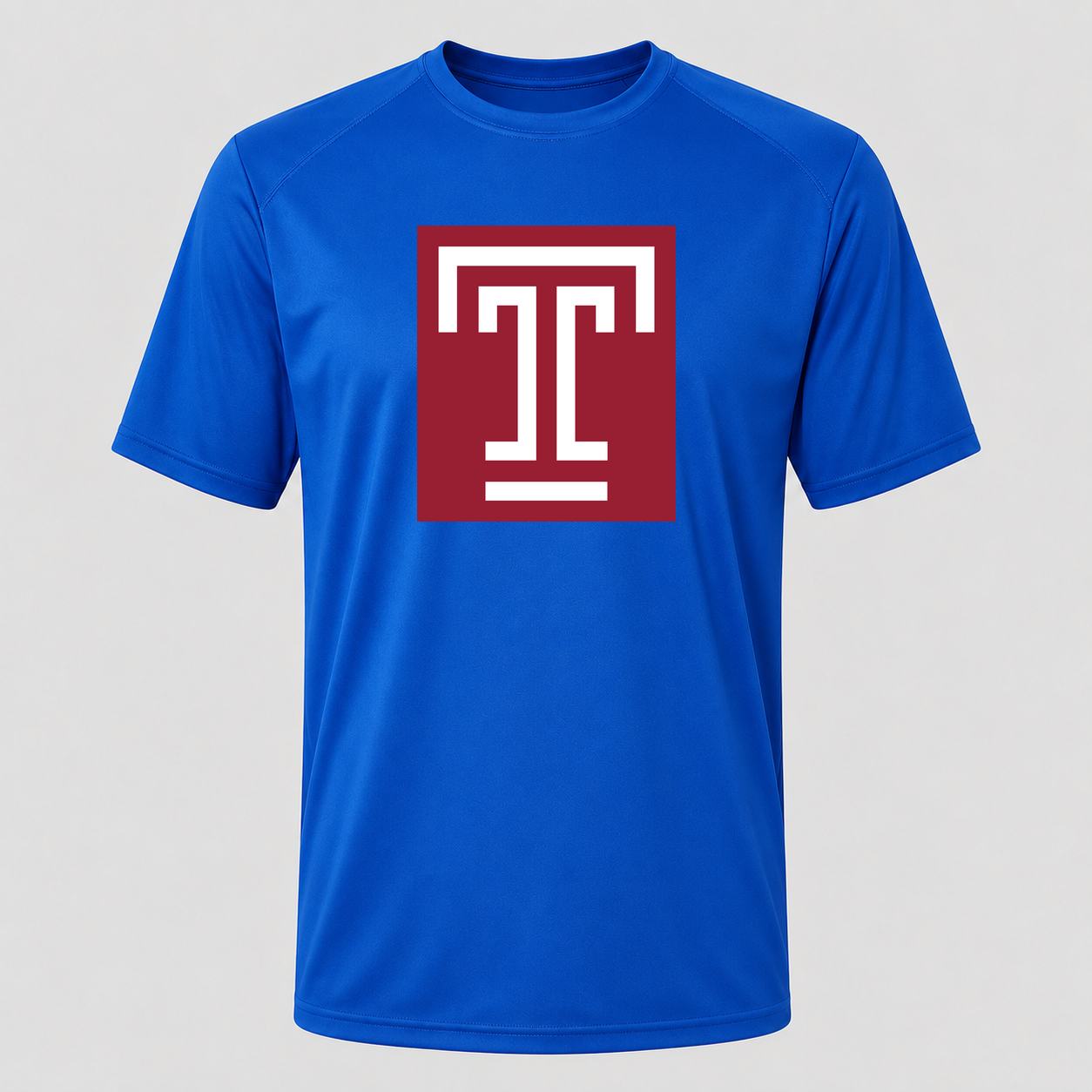 Men's Temple Owls Performance T-Shirt - Royal Blue