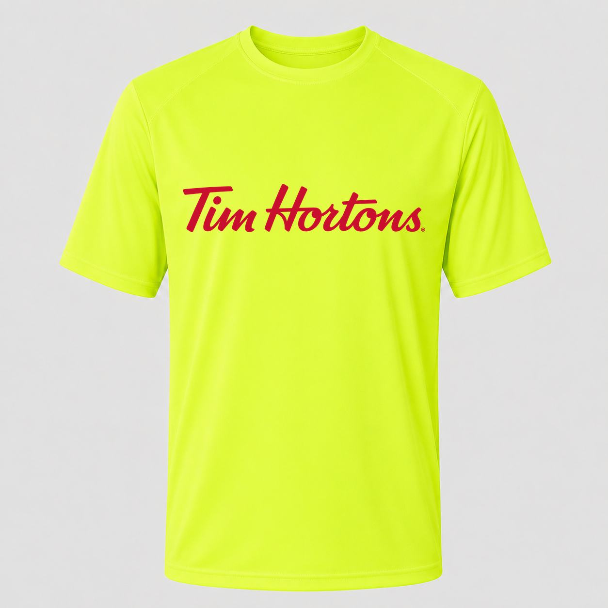 Men's Tim Hortons Performance T-Shirt - Safety Green