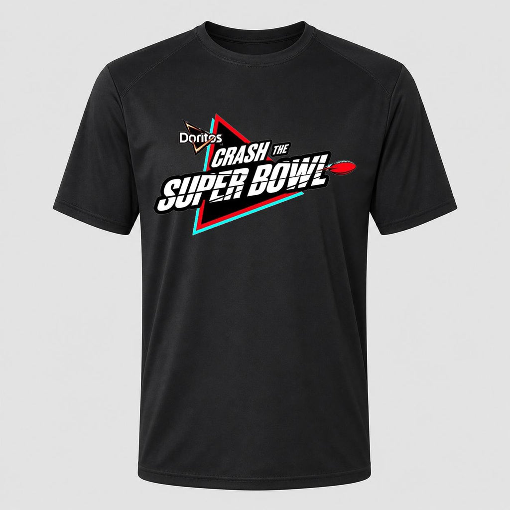 Men's Crash the Super Bowl Performance T-Shirt - Black