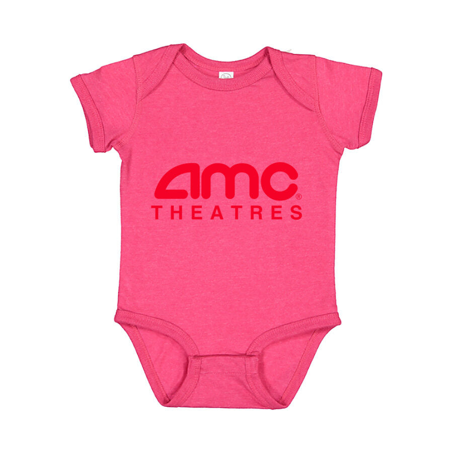 AMC Theatres Baby Romper Onesie - Pink