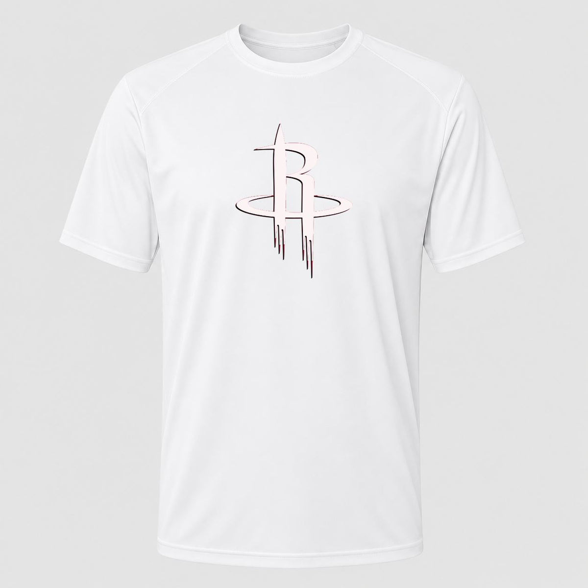 Men's Houston Rockets Army Green Performance T-Shirt - White