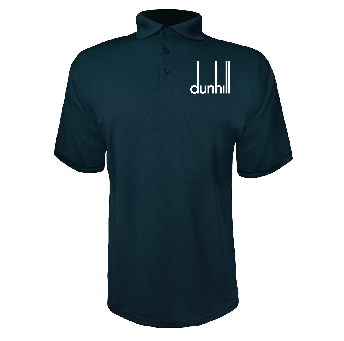 Dunhil men's polyester polo in Navy