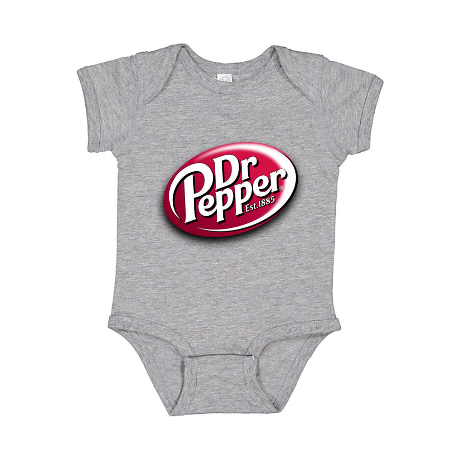 Dr Pepper Baby Romper Onesie - Gray