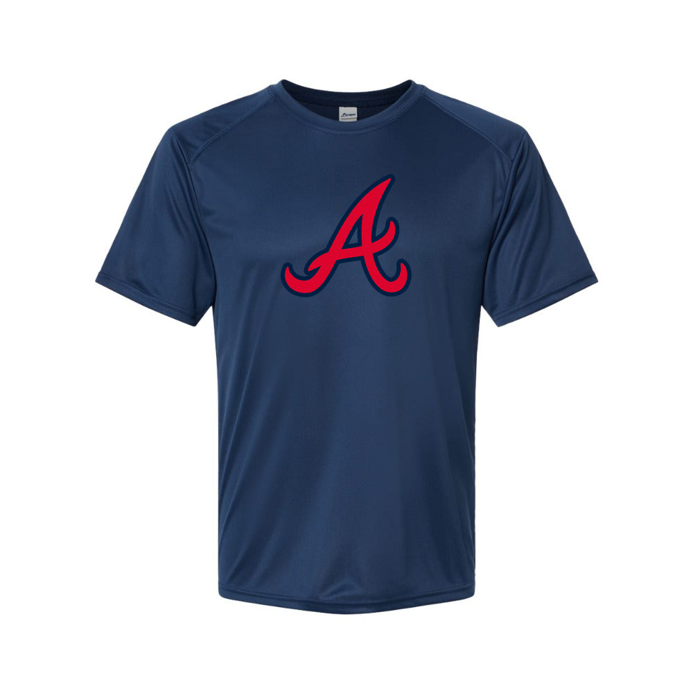 Atlanta Braves Polyester T-Shirt - Navy