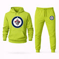 Winnipeg Jets Hoodie and Joggers Set - Lime Green