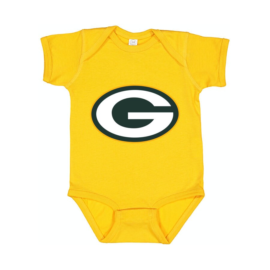 Green Bay Packers Baby Romper Onesie - Yellow