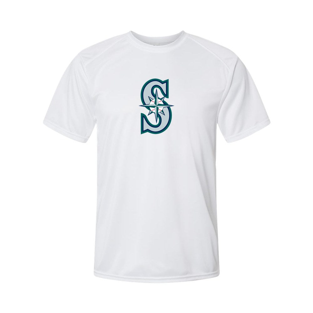 Seattle Mariners Polyester T-Shirt - White