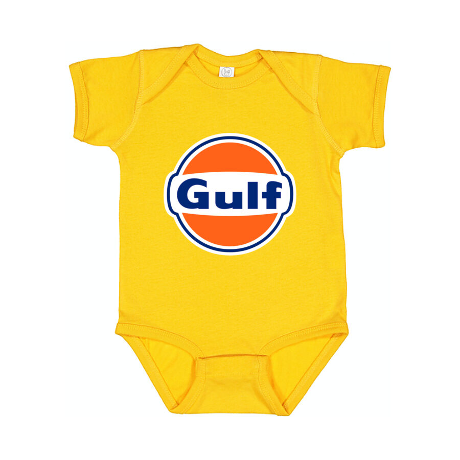 Gulf Oil Baby Romper Onesie - Yellow
