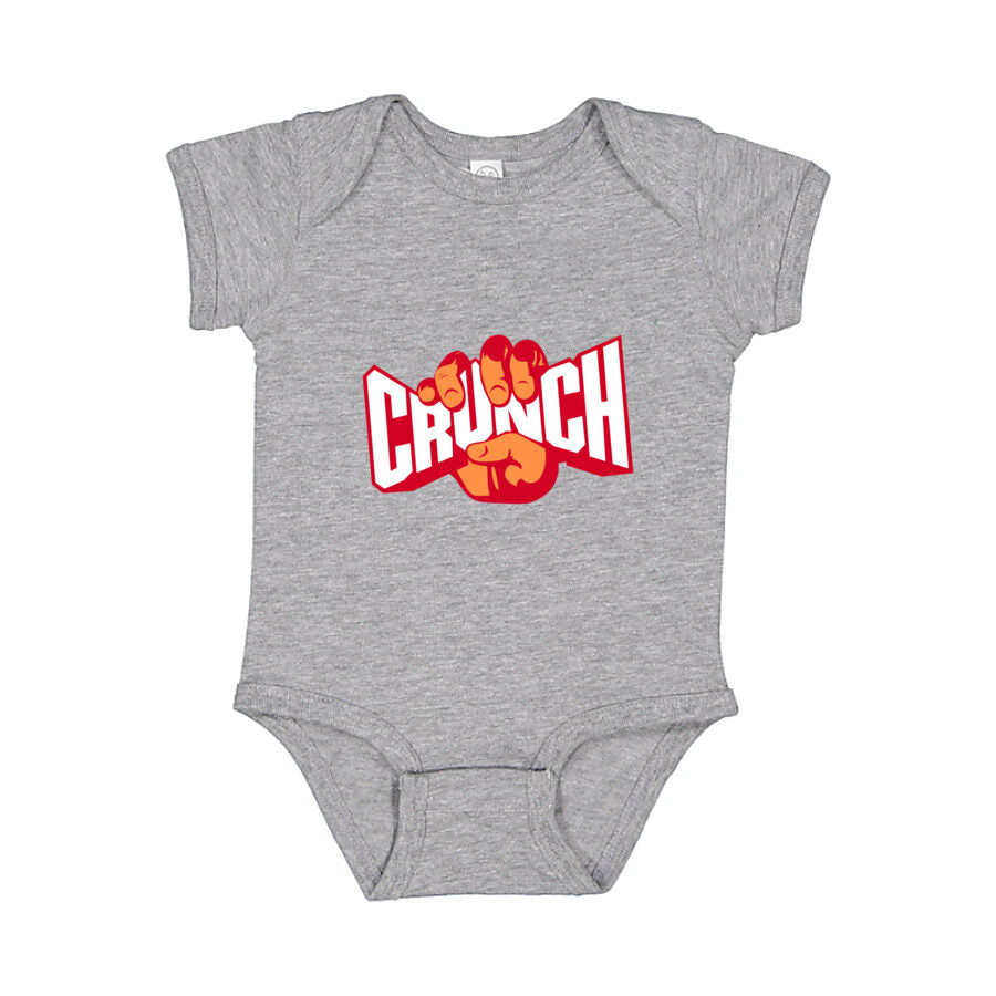 Crunch Fitness Baby Romper Onesie - Gray