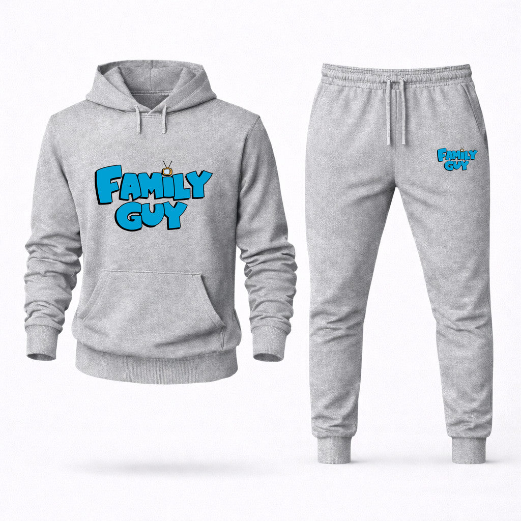 Family Guy Hoodie and Joggers Set - Grey