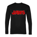 Men's Jaws Polyester Long Sleeve T-Shirt - Black