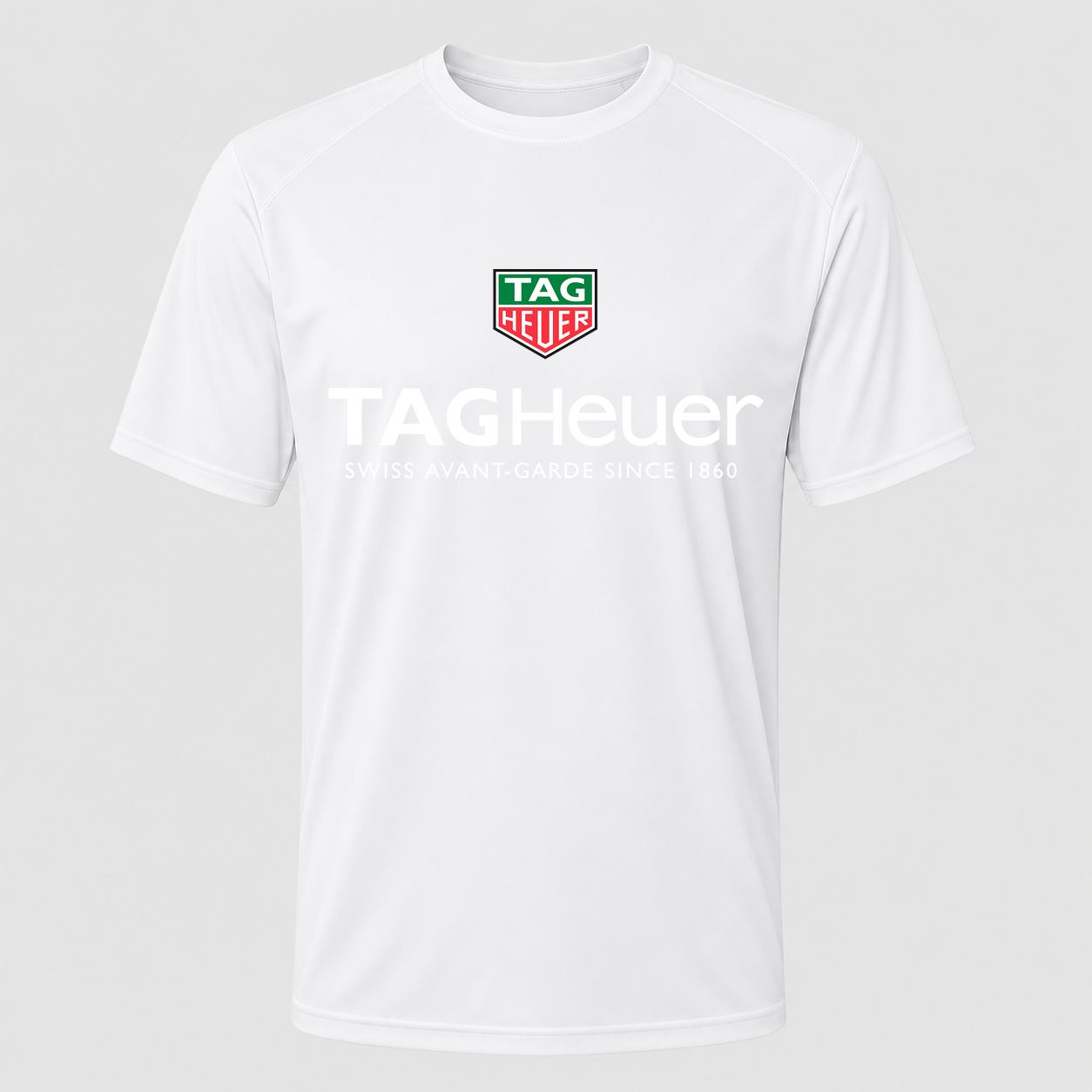 Men's TAG Heuer White Performance T-Shirt - White
