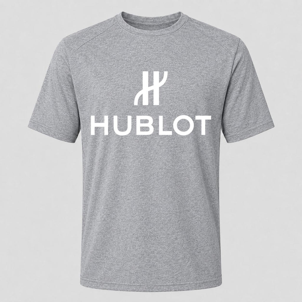Men's Hublot White Performance T-Shirt - Gray