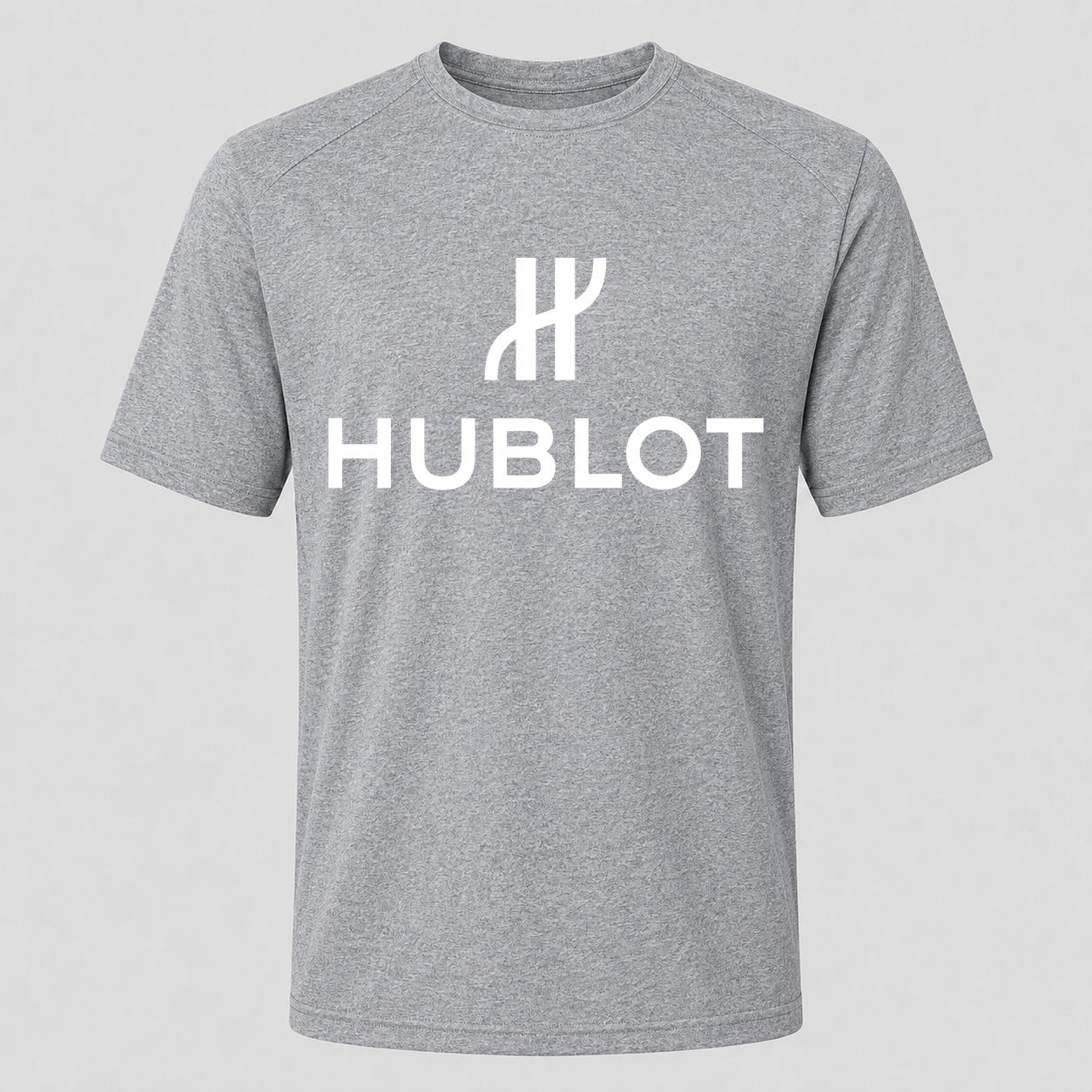 Men's Hublot White Performance T-Shirt - Gray