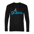 Men's Dr. Seuss Polyester Long Sleeve T-Shirt - Black