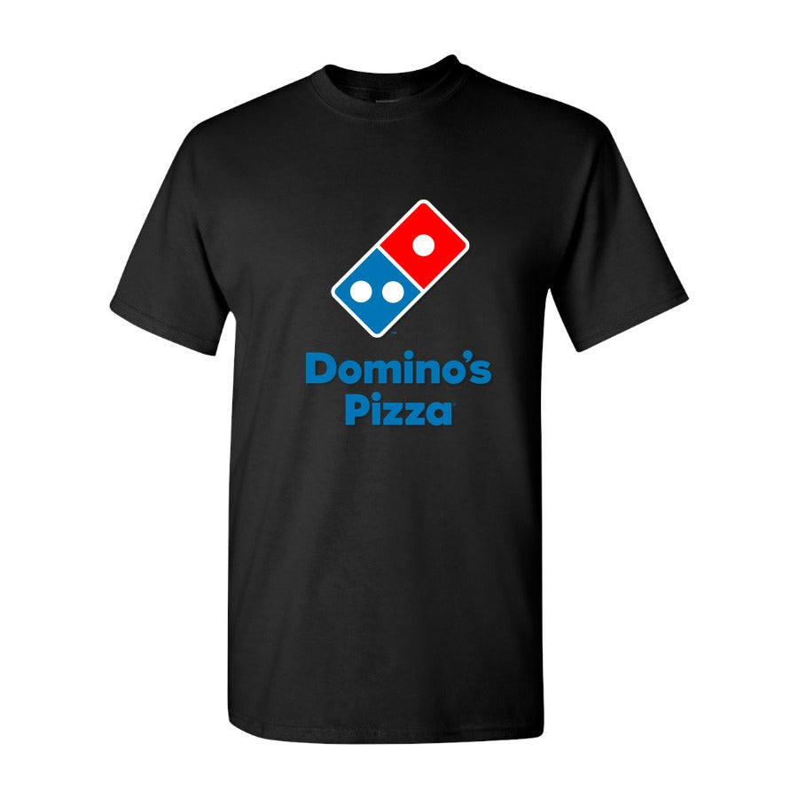 Men's Domino s Pizza Cotton T-Shirt - Black